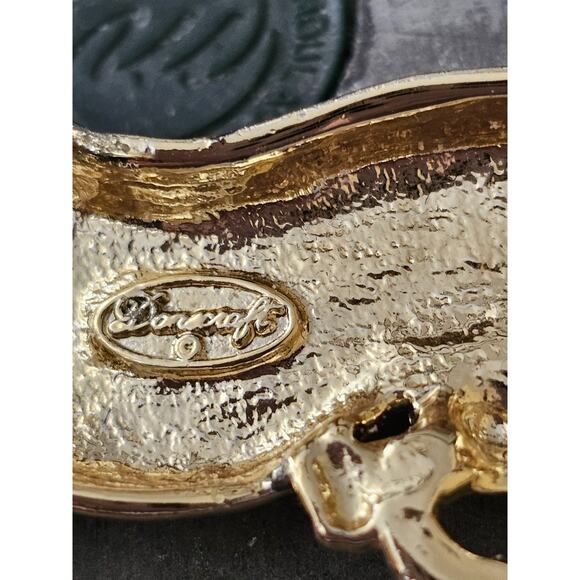 Vintage Cheetah Leopard Danecraft Brooch Vintage Pin Big Cat - Picture 6 of 6